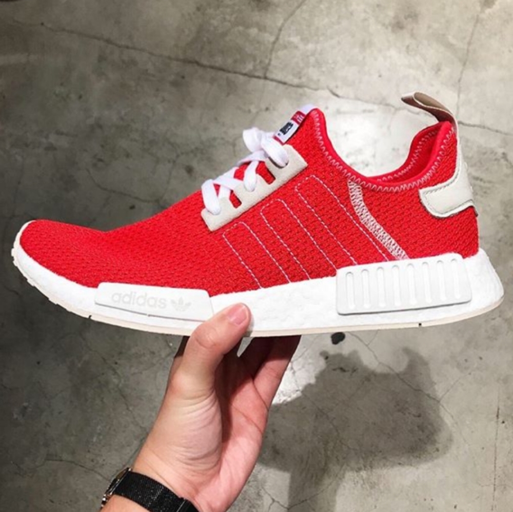 NWT adidas NMD_R1 Red Running Workout Shoes - Picture 7 of 7